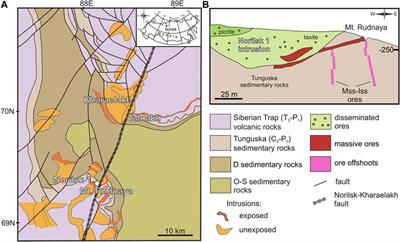 Three-Dimensional Distribution of Platinum Group Minerals in Natural MSS-ISS Ores From the Norilsk One Deposit, Russia